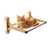 Cat Window Perches,Suction Pet Furniture Space-Saving,Breathable Mesh Adjustable Cat Perch - for Kitten Play Indoor Windowsill Bedside Drawer Cabinet Apartment Patio Home Balcony