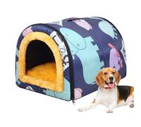 Cat Winter House Tente lavable pour dôme de sommeil de camp confortable résistant aux intempéries | pour la maison chaude et isolée pour chiens, chiots, ga