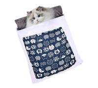Cat Winter Sleeping Bag, Kitten Cave Bed, Puppy Cave Bed, Soft Cozy Cat Sack, Comfortable Cat Cave Bed, Pet Snuggle Sack, Indoor Cat Bed, Winter Cat Bed, Warm Cat Sleeping Bag,