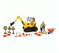 Cat - Workforce - Excavatrice 18 cm + 1 figurine et accessoires
