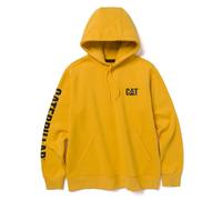 CAT Workwear Caterpillar Sweat à capuche pour homme, jaune/noir, Large