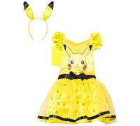 CAT01 - Robe Pikachu Fille 3-4 Ans