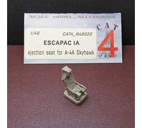 CAT4 R48020-1/48 Douglas A-4A Skyhawk ESCAPAC 1A Ensemble de siège d'éjection en résine USN