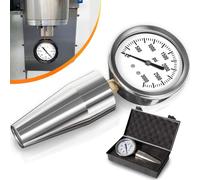 CAT40 BT40 Outil de support de jauge de force d'attelage 0-3000 psi/LBS, filetage de bouton de rétention de 5/8-11", CAT40-DFG-1