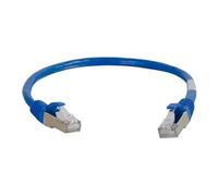 Cat5e Booted Shielded (STP) Network Patch Cable - Cordon de raccordement - RJ-45 (M) pour RJ-45 (M) - 1 m - STP - CAT 5e - moulé - bleu
