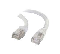 Cat5e Booted Shielded (STP) Network Patch Cable - Cordon de raccordement - RJ-45 (M) pour RJ-45 (M) - 7 m - STP - CAT 5e - moulé - blanc