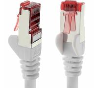 Cat6 Network Cable 1x 10m CAT6-Shielded SFTP-Patch Cable CAT.6 RJ45 Ethernet Cable DSL LAN Router Switch Modem Patch Panel-White-1 Piece