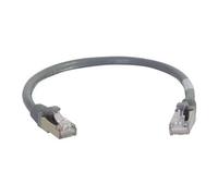 Cat6a Booted Shielded (STP) Network Patch Cable - Cordon de raccordement - RJ-45 (M) pour RJ-45 (M) - 10 m - STP - CAT 6a - moulé, sans crochet,