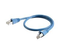 Cat6a Booted Shielded (STP) Network Patch Cable - Cordon de raccordement - RJ-45 (M) pour RJ-45 (M) - 2 m - STP - CAT 6a - moulé, sans crochet,