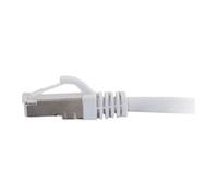 Cat6a Booted Shielded (STP) Network Patch Cable - Cordon de raccordement - RJ-45 (M) pour RJ-45 (M) - 3 m - STP - CAT 6a - moulé, sans crochet,