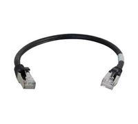 Cat6a Booted Shielded (STP) Network Patch Cable - Cordon de raccordement - RJ-45 (M) pour RJ-45 (M) - 3 m - STP - CAT 6a - moulé, sans crochet,