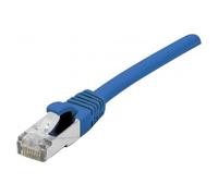 Cat6a Rj45 Patch Cable S/ftp Tpe Ecofriendly Snagless Blue Grs Certif