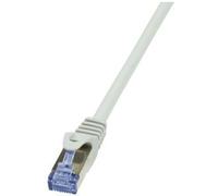 CAT6A S/FTP Patchkabel AWG26 PIMF Gris 15m
