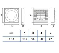 CATA B-12 kit de fenetre 01920000