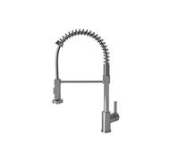CATA CPB Mélangeur monocommande Hauteur 51 cm Cartouche en céramique Ouverture à froid Aérateur anticalcaire avec réducteur de débit à 5,7 l/min Laiton Finition chromée