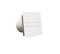 Cata E 100 GT Extracteur de Salle de Bain Minuteur 8 W Verre Blanc