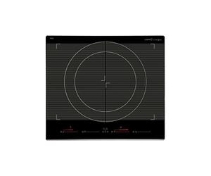 CATA Exclusif "Ultra Fast" - Plein surfaces Plaque Induction Giga 600 BK & Can Roca/Nouvelle version Catalina/Largeur 60 cm/Slider - Touch contr olsteu erung/Booster et fonction 4 zones de cuisson Ensemble - 40 cm "Giant Area/authentique d'Espagne Noir