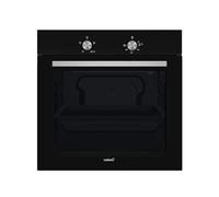 Cata Four statique SES 6004 BK 4 fonctions porte panoramique Full Glass Nettoyage AquaSmart Éclairage intérieur Largeur 60 cm Grande capacité 62 L Éclairage intérieur Finition inox Verre noir