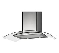 CATA GAMMA 700 - Hotte - hotte décorative - largeur : 70 cm - profondeur : 50 cm - evacuation & recyclage - inox et verre