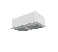 CATA GCB 55 X Hotte de cuisine Panneau de contrôle mécanique inclus 3 niveaux d'extraction Éclairage à haute efficacité avec bande LED Finition en acier inoxydable Classe énergétique C