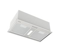 CATA GCB 55 X Hotte de cuisine Panneau de contrôle mécanique inclus 3 niveaux d'extraction Éclairage à haute efficacité avec bande LED Finition en acier inoxydable Classe énergétique C