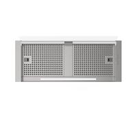 CATA Hotte aspirante Corona X 80/B avec 4 niveaux d'extraction 3+1 Turbo Panneau de contrôle électronique avec minuterie, moteur BT3 extra silencieux, éclairage LED, largeur 70 cm, couleur inox