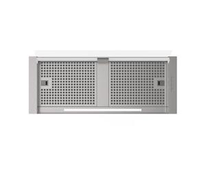 CATA Hotte aspirante Corona X 80/B avec 4 niveaux d'extraction 3+1 Turbo Panneau de contrôle électronique avec minuterie, moteur BT3 extra silencieux, éclairage LED, largeur 70 cm, couleur inox