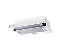 CATA | Hotte aspirante de cuisine | Modèle TFB-5160 WH | Hotte télescopique | 2 niveaux de puissance | Capacité de 300 m3/h | Classe d'efficacité énergétique C