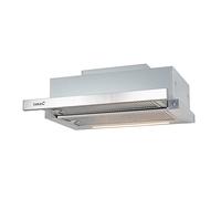 Cata Hotte aspirante - Modèle ATH 61X - Télescopique - 6 niveaux d'aspiration, 5 + 1 turbo - 60 cm de large - Aspect acier inoxydable - Classe d'efficacité énergétique A+