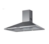 Cata | Hotte aspirante | Modèle OMEGA 600 | Cloche décorative murale | 3 niveaux d'extraction | Largeur de 60 cm | Finition inox efficacité énergétique C