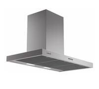Cata Hotte aspirante murale décorative S PLUS 9010 X avec 3 niveaux d'extraction Panneau de commande mécanique Moteur M3R Extra silencieux Éclairage LED Niveau sonore 69 dB Largeur 90 cm Couleur Inox