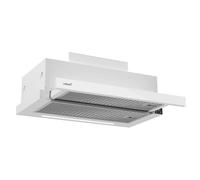 Cata Hotte aspirante TFH 6830 GWH 5 + 1 Turbo Panneau de contrôle tactile, LED, finition en verre blanc