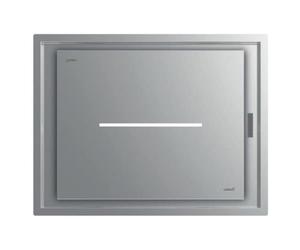 Cata Hotte décorative Isla Bennu Slim 900 X/A avec 3 niveaux d'extraction, panneau de contrôle tactile, moteur S6, largeur de 90 cm, finition en inox