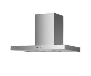 Cata Hotte Décorative ST-9000 X/A avec Panneau de Commande Mécanique 3 Vitesses Éclairage LED Consommation d’Énergie Maximale 65 W Filtres Lavables au Lave-vaisselle Largeur 89,5 cm Couleur Inox
