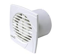 Cata Modèle B12 série Timer | Minuterie électronique entre 3 et 15 min | Extracteur d'air pour salle de bain | Blanc 20 W, 43 décibels, plastique, B 12 PLUS T