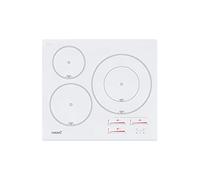 CATA, Plaque d'induction, Modèle INSB 6003 WH, 3 zones de cuisson, 9 niveaux de puissance + Booster 52x60x6cm Blanc