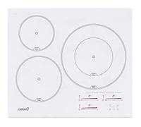 CATA, Plaque d'induction, Modèle INSB 6003 WH, 3 zones de cuisson, 9 niveaux de puissance + Booster 52x60x6cm Blanc