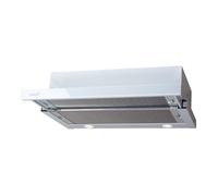 CATA TF 2003 GWH Hotte Téléscopique largeur : 60 cm profondeur : 28 cm evacuation & recyclage Blanc verre