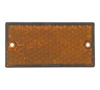 Catadioptre 2 trous 105x44mm orange AJ.BA - 16208