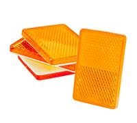 Catadioptre adhésif 57x40mm orange 4 pcs