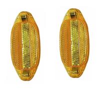 Catadioptre de roue homologués Durca (x2) Jaune