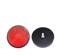 Catadioptre Moto Réflecteur rond de sécurité nocturne for moto, 4 pièces