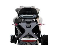Catadioptre moto reflecteur support de plaque Barracuda Noir TU