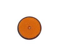 Catadioptre Orange à Visser Ø86 mm - Latéral avec Trou Central