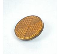 Catadioptre Origine Pour Scooter Peugeot 125 Django 774740 / Ø55mm / Orange Neuf