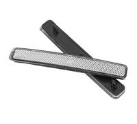 Catadioptre pare-chocs Compatible Avec VW Pour T5 Pour Transporter 2003 2004 2005 2006 2007 2008 2009 2010 2011 Ensemble De Réflecteur De Pare-chocs Arrière De Voiture 7E0945106(Blanc)