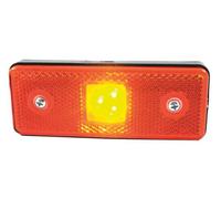 Catadioptre rectangulaire orange 110x41 a led SODIFLASH - 17938