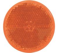 Catadioptre rond 60mm orange adhésif AJ.BA - 16649