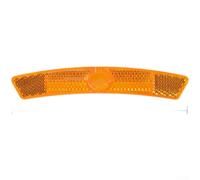 Catadioptres pour roue Vélo Montage pour facile 12,5cm Durables | Visibilité 360°, réflexion lumineuse intense, sécurité nuit, plastique résistant, montage simple(Spoke - Yellow)