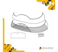 Catadioptres pour top case SHAD rossi SH46 D1B465CAR